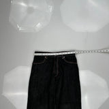 Evolution Wide Leg Jeans - 30W 28L Dark Wash Cotton