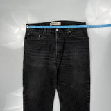 505 Levis Jeans - 35W 29L Grey Cotton