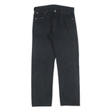 LEVI'S 501 Mens Jeans Black Regular Straight Denim W32 L29 Classic Button Fly