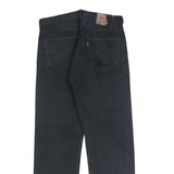 LEVI'S 501 Mens Jeans Black Regular Straight Denim W32 L29 Classic Button Fly