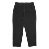 LEE Womens Black Relaxed Straight Denim W32 L28 Comfortable Classic Style