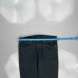 Levis Slim Fit Jeans - 33W 30L Gray Cotton