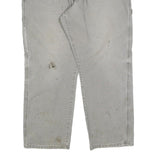 DICKIES Mens Regular Fit Grey Cotton Blend Workwear Trousers W36 L30 Functional