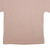 ADIDAS Mens Beige Crew Neck Cotton T-Shirt L Casual Sportswear