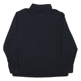 TOMMY HILFIGER Mens Black Long Sleeve Plain XL Cotton Blend Polo Shirt