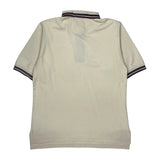 Lee Polo Shirt - Small Cream Cotton
