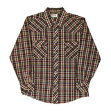 Wrangler Checked Shirt - Large Multicoloured Cotton