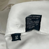 Ralph Lauren Chino Shorts - 36W 9L White Cotton