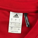 Spain National Team Adidas Football Soccer Jersey - Large Red Polyester