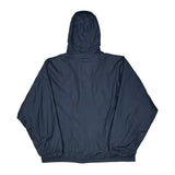 Reebok Reversible Windbreaker - Large Navy Nylon