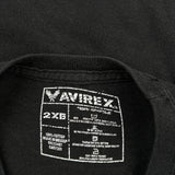 Avirex Graphic T-Shirt - 2XL Black Cotton