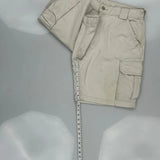 Columbia Cargo Shorts - 35W 9L Beige Cotton