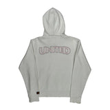 Manchester United Nike Football Hoodie - Medium White Cotton