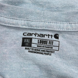 Carhartt T-Shirt - 2XL Blue Cotton