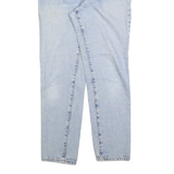 CALVIN KLEIN JEANS Womens Slim Fit Slim Leg Denim Light Blue W28 L28 Zip Cotton