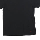 POLO RALPH LAUREN Mens Black Crew Neck Short Sleeve T-Shirt L Cotton Blend