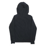 PUMA Womens Black Zip Hoodie M Cotton Blend Casual Lightweight Sweatshirt