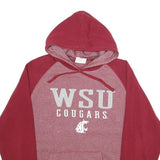 CHAMPION Mens Maroon & Heather WSU Cougars Pullover Hoodie M Casual Sportswear
