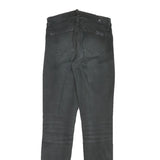 Womens Slim Black Denim Jeans Zip W26 L29 Stylish Casual Stretch Fit