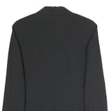 ESCADA Womens Black Jacket S Polyester Blend Classic Button Closure Tailored