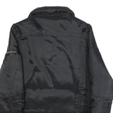 CHAMBERS Womens Black Polyester Blend Zip Jacket S Casual Outerwear