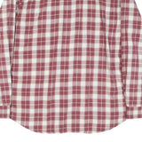 CARHARTT Womens Red & White Checked Shirt XL Long Sleeve Button Cotton Blend