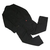 DICKIES Mens Black Dungarees Regular Polyester Blend L W36 L25 Workwear Utility