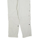 ARTIME Womens Polyester White Regular Fit Straight Leg Trousers W32 L28