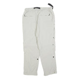 ARTIME Womens Polyester White Regular Fit Straight Leg Trousers W32 L28