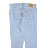 LEVI'S Womens Jeans Light Blue Slim Skinny Denim W34 L27 Classic Button