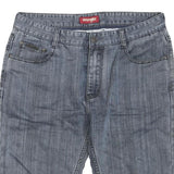 WRANGLER Womens Shorts Blue Denim Casual M W34 Cotton Blend