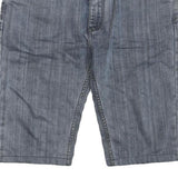 WRANGLER Womens Shorts Blue Denim Casual M W34 Cotton Blend