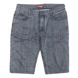 WRANGLER Womens Shorts Blue Denim Casual M W34 Cotton Blend