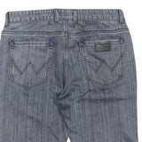 WRANGLER Womens Shorts Blue Denim Casual M W34 Cotton Blend