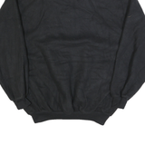 QUALITY SPORTSWEAR Mens Black Plain Pullover Jumper XL Golf Club Embroidery