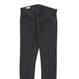 LEVI'S 519 BIG E Mens Jeans Black Slim Skinny Denim Stone Wash W32 L32 Vintage