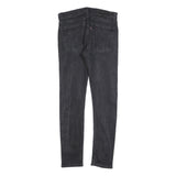 LEVI'S 519 BIG E Mens Jeans Black Slim Skinny Denim Stone Wash W32 L32 Vintage