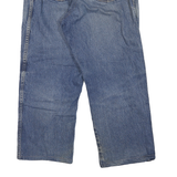 DICKIES Mens Regular Fit Blue Denim Jeans W34 L25 Zip Pockets Cotton Blend