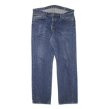 LEVI'S 751 Mens Regular Blue Denim Jeans W38 L32 Classic Cotton Blend Zip