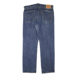 LEVI'S 751 Mens Regular Blue Denim Jeans W38 L32 Classic Cotton Blend Zip