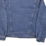 HAYES Mens Blue Denim Jacket M Cotton Blend Button Closure Classic Fit