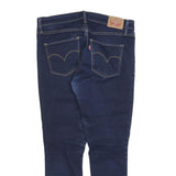 LEVI'S 311 Womens Slim Skinny Denim Dark Blue W29 L25 Distressed Stylish Jeans