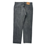 501 Levis Jeans - 36W 32L Grey Cotton