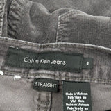 Calvin Klein Jeans Cord Trousers - 30″ Waist Black Cotton
