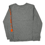 Age 8-10 Carhartt Long Sleeve T-Shirt - Medium Grey Cotton