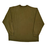 Carhartt Long Sleeve T-Shirt - XL Green Cotton