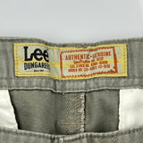 Lee Cargo Shorts - 34W 11L Grey Cotton