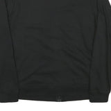 FILA Womens Black Jacket M Polyester Blend Zip Logo Plain Casual Activewear