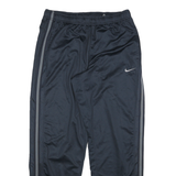 NIKE Mens Joggers Black & Grey Regular Straight L W30 L30 Sports Casual