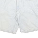 BUGLE BOY Mens Shorts White Casual M W34 Cotton Blend Relaxed Fit